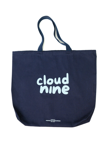 Cloud Nine Tote Bag - Sturdy Navy Bag